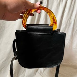 Black mini crossbody bag